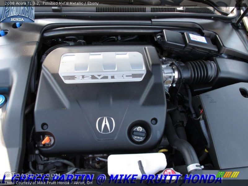 Polished Metal Metallic / Ebony 2008 Acura TL 3.2