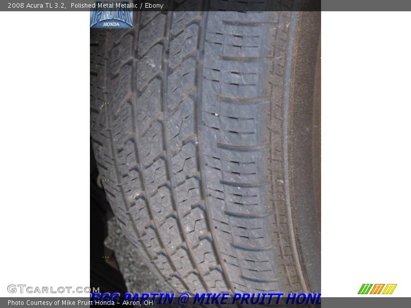 Polished Metal Metallic / Ebony 2008 Acura TL 3.2