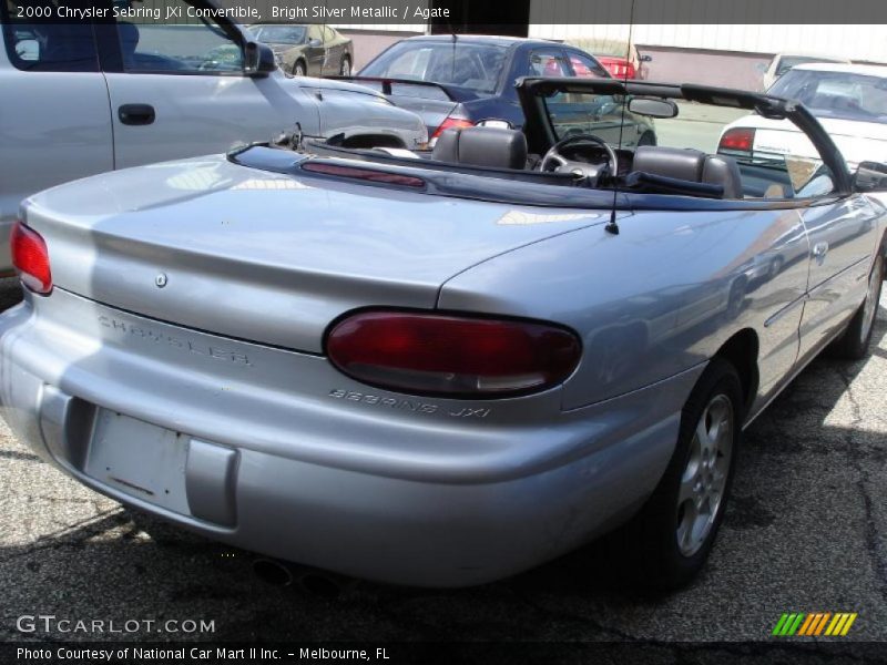 Bright Silver Metallic / Agate 2000 Chrysler Sebring JXi Convertible
