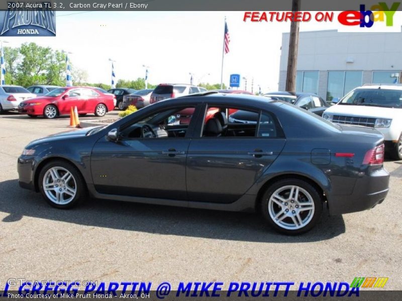 Carbon Gray Pearl / Ebony 2007 Acura TL 3.2