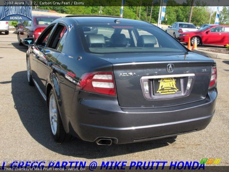 Carbon Gray Pearl / Ebony 2007 Acura TL 3.2