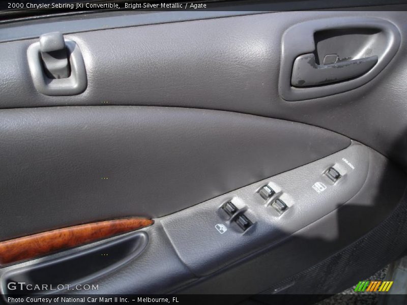 Bright Silver Metallic / Agate 2000 Chrysler Sebring JXi Convertible