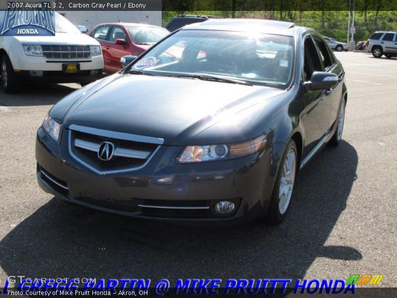 Carbon Gray Pearl / Ebony 2007 Acura TL 3.2