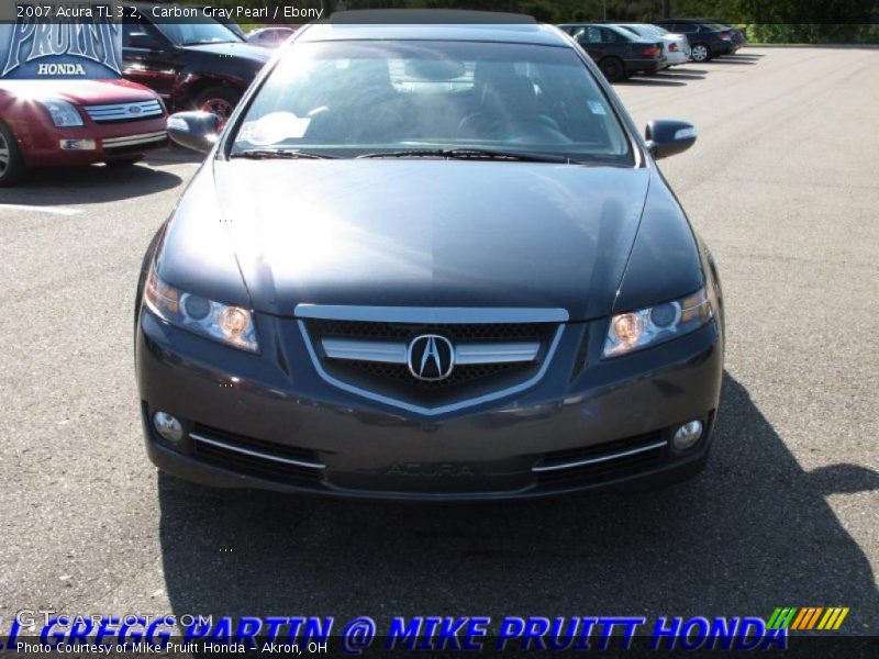Carbon Gray Pearl / Ebony 2007 Acura TL 3.2