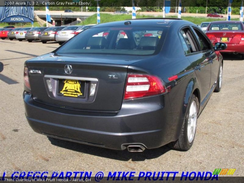 Carbon Gray Pearl / Ebony 2007 Acura TL 3.2