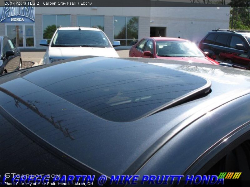 Carbon Gray Pearl / Ebony 2007 Acura TL 3.2