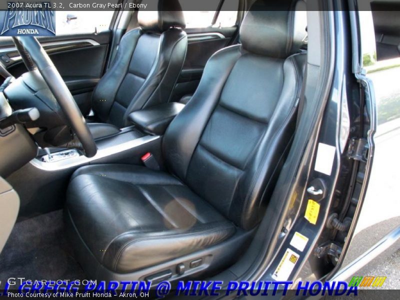 Carbon Gray Pearl / Ebony 2007 Acura TL 3.2