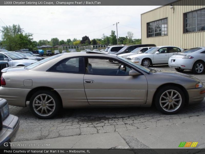Champagne Pearl / Black/Tan 1999 Chrysler Sebring LXi Coupe