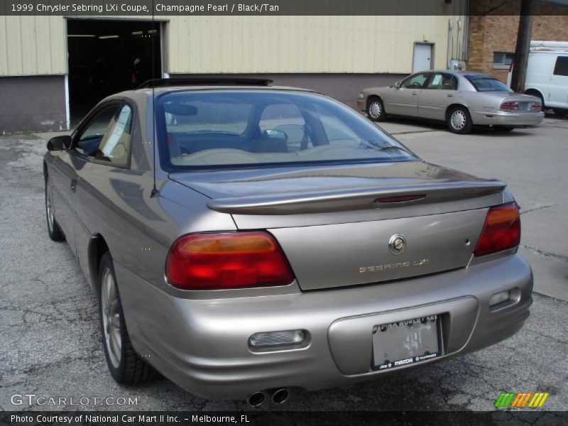 Champagne Pearl / Black/Tan 1999 Chrysler Sebring LXi Coupe