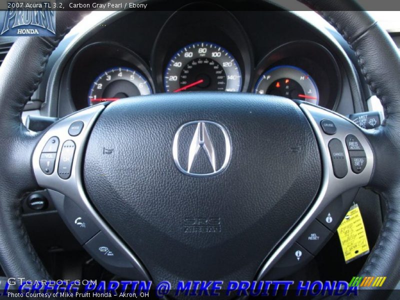 Carbon Gray Pearl / Ebony 2007 Acura TL 3.2