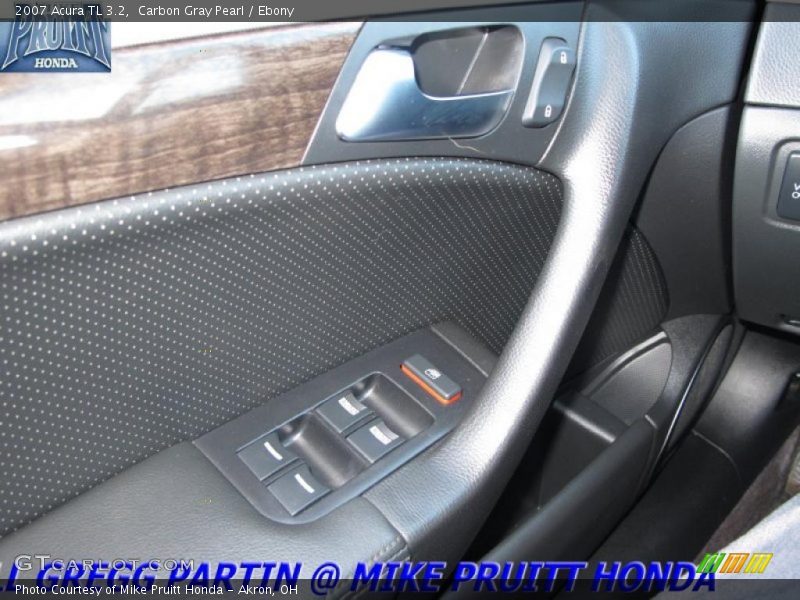 Carbon Gray Pearl / Ebony 2007 Acura TL 3.2