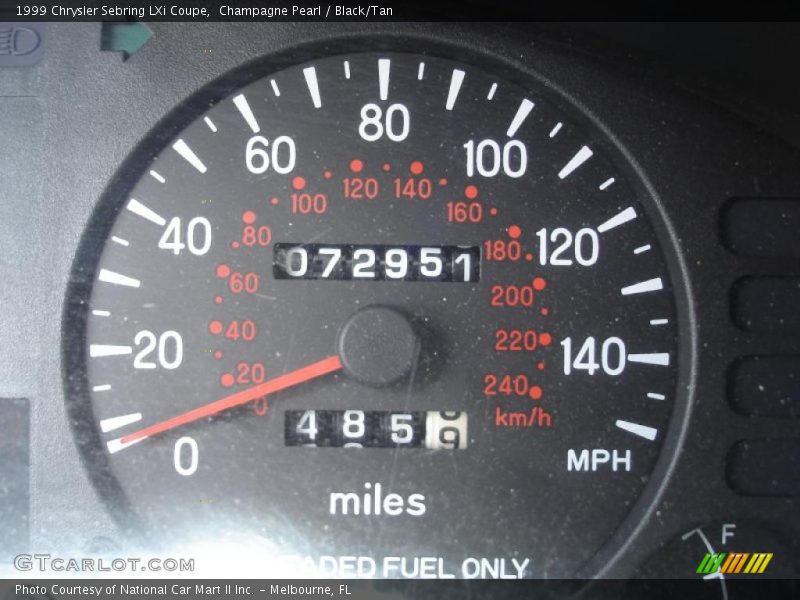 Champagne Pearl / Black/Tan 1999 Chrysler Sebring LXi Coupe