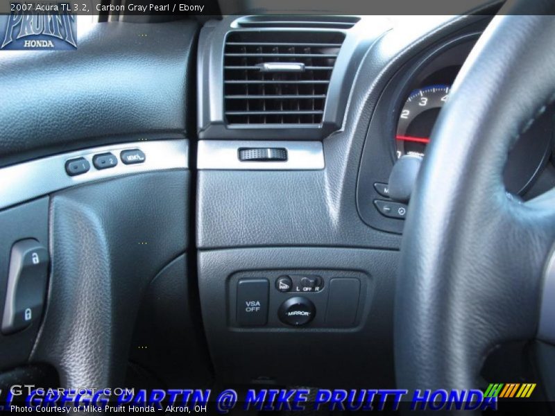 Carbon Gray Pearl / Ebony 2007 Acura TL 3.2