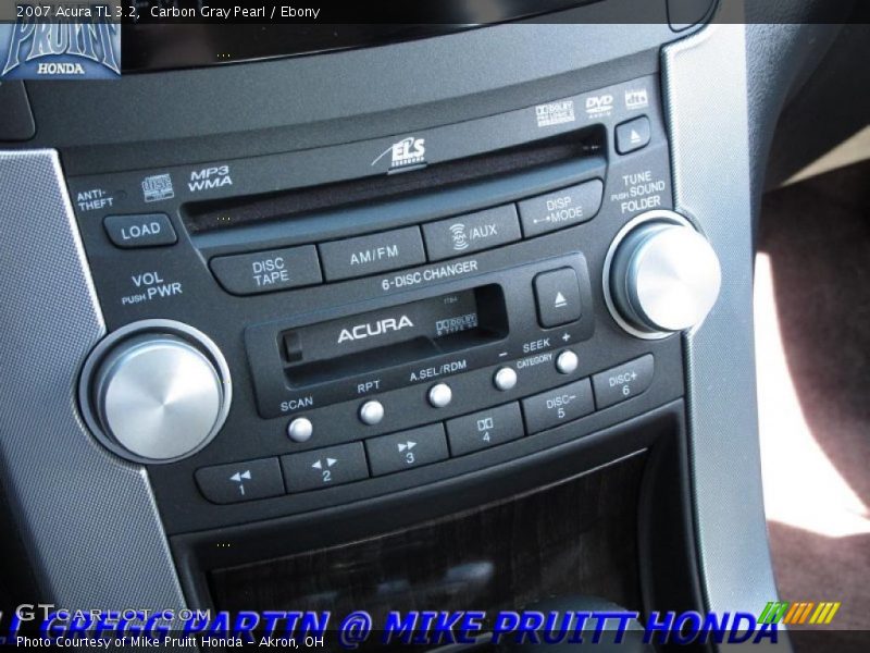 Carbon Gray Pearl / Ebony 2007 Acura TL 3.2