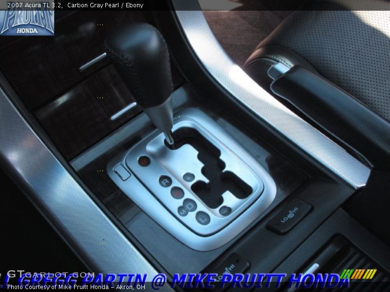 Carbon Gray Pearl / Ebony 2007 Acura TL 3.2