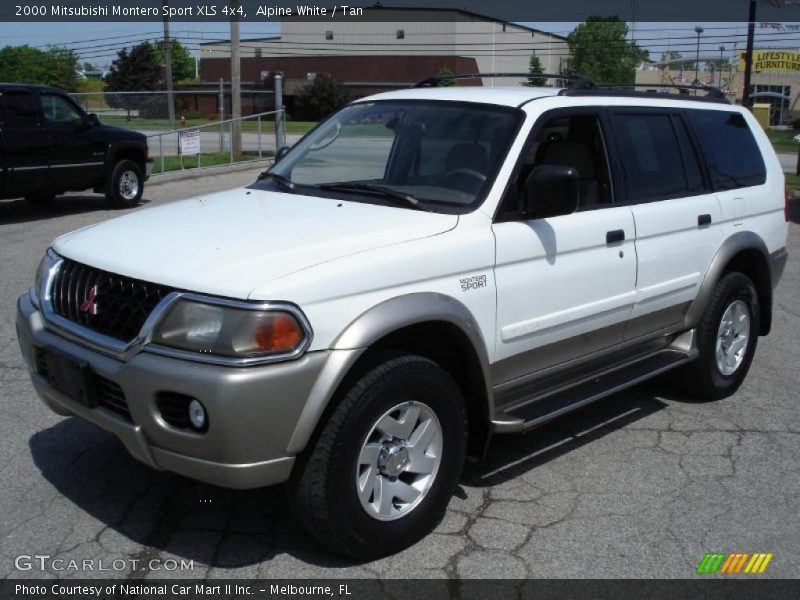 Alpine White / Tan 2000 Mitsubishi Montero Sport XLS 4x4
