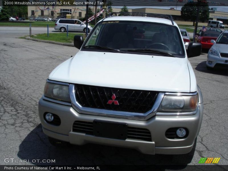 Alpine White / Tan 2000 Mitsubishi Montero Sport XLS 4x4