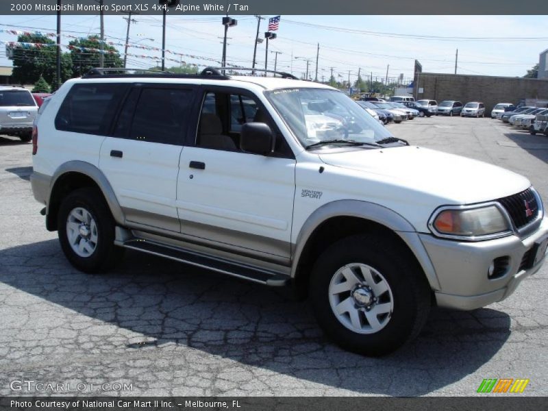 Alpine White / Tan 2000 Mitsubishi Montero Sport XLS 4x4