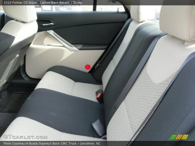 Carbon Black Metallic / Ebony 2010 Pontiac G6 Sedan
