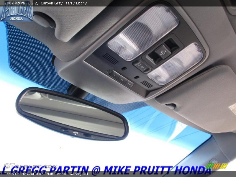 Carbon Gray Pearl / Ebony 2007 Acura TL 3.2