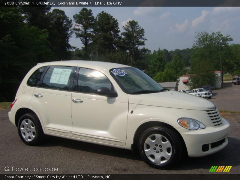 Cool Vanilla White / Pastel Slate Gray 2008 Chrysler PT Cruiser LX