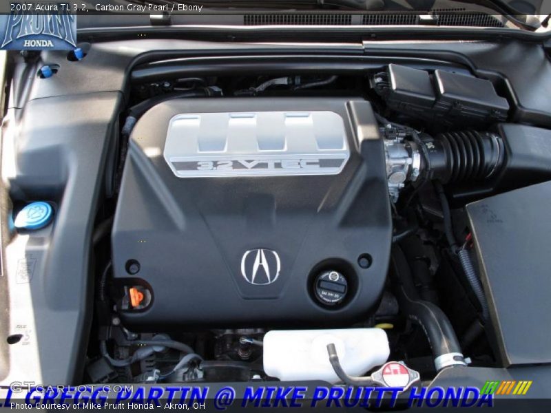 Carbon Gray Pearl / Ebony 2007 Acura TL 3.2