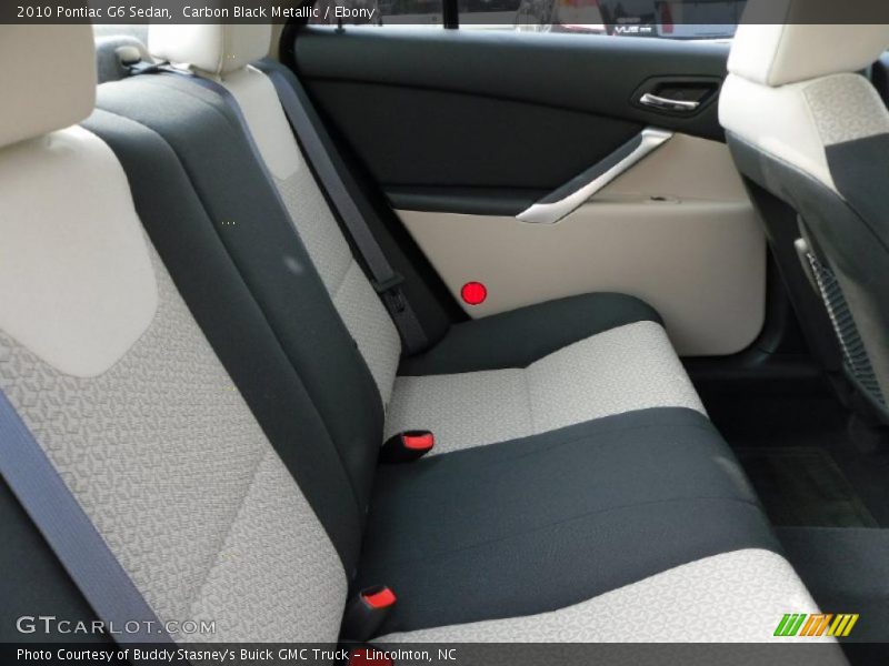 Carbon Black Metallic / Ebony 2010 Pontiac G6 Sedan
