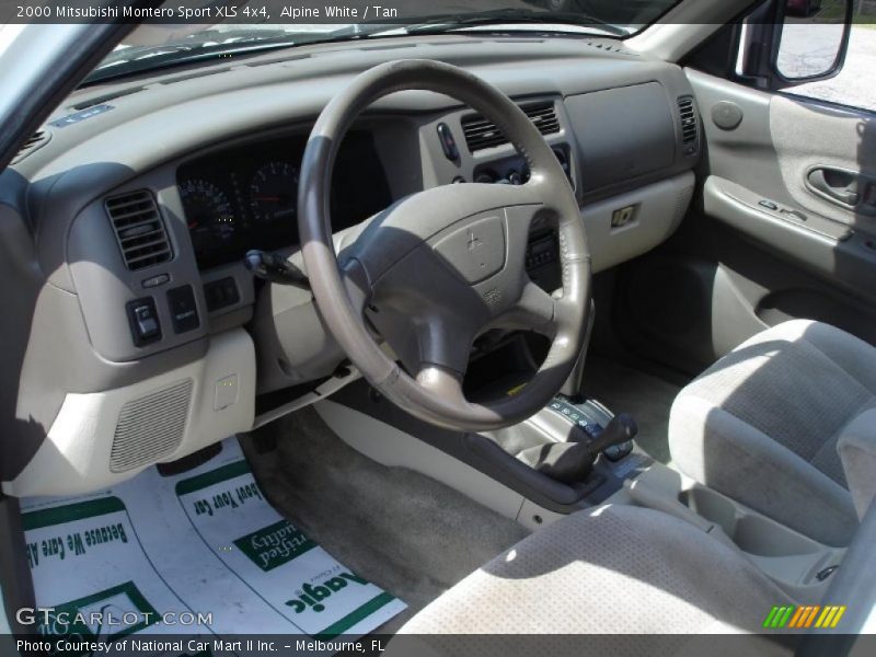 Alpine White / Tan 2000 Mitsubishi Montero Sport XLS 4x4