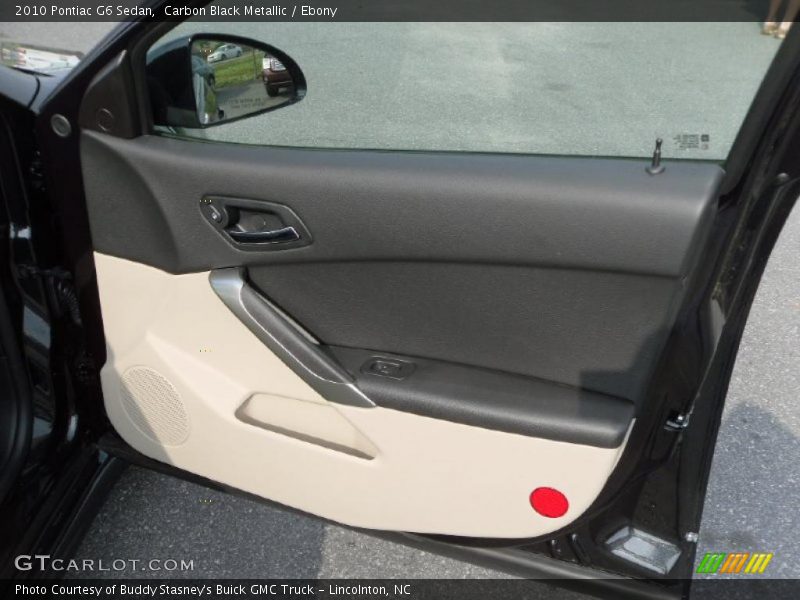 Carbon Black Metallic / Ebony 2010 Pontiac G6 Sedan