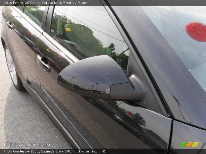 Carbon Black Metallic / Ebony 2010 Pontiac G6 Sedan