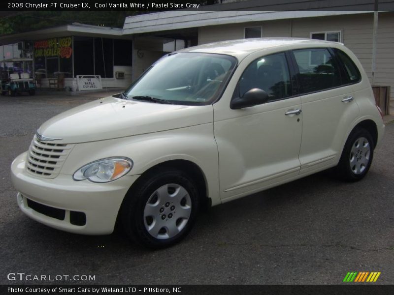 Cool Vanilla White / Pastel Slate Gray 2008 Chrysler PT Cruiser LX