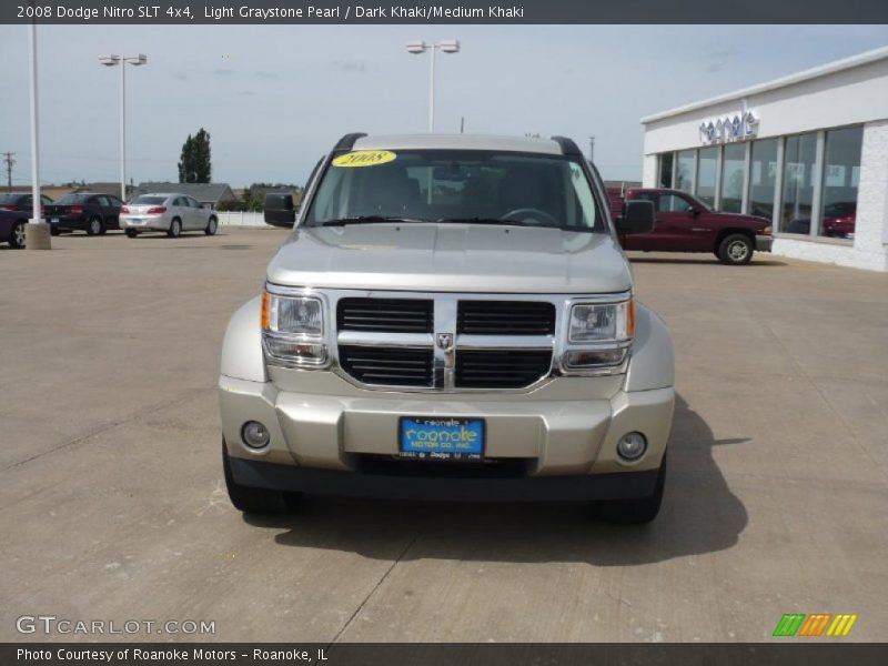 Light Graystone Pearl / Dark Khaki/Medium Khaki 2008 Dodge Nitro SLT 4x4
