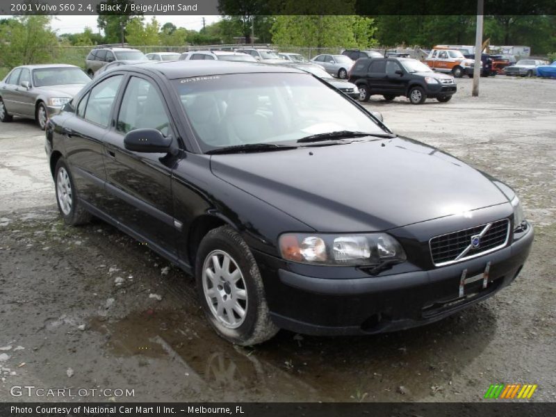 Black / Beige/Light Sand 2001 Volvo S60 2.4