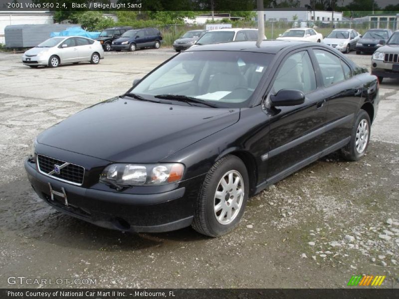 Black / Beige/Light Sand 2001 Volvo S60 2.4