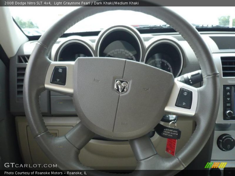 Light Graystone Pearl / Dark Khaki/Medium Khaki 2008 Dodge Nitro SLT 4x4
