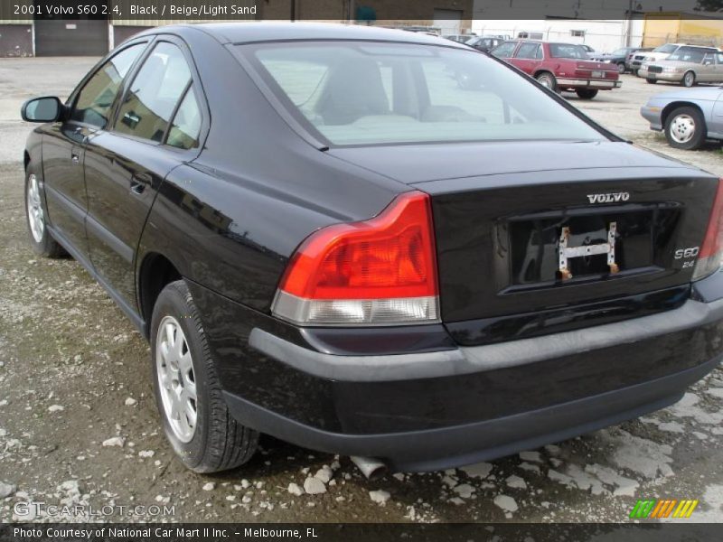 Black / Beige/Light Sand 2001 Volvo S60 2.4