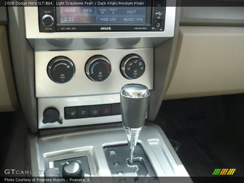 Light Graystone Pearl / Dark Khaki/Medium Khaki 2008 Dodge Nitro SLT 4x4