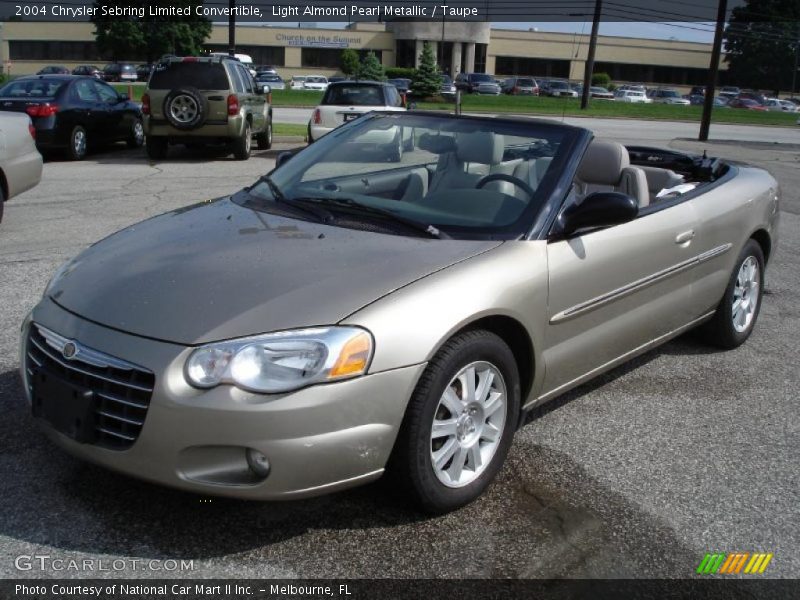 Light Almond Pearl Metallic / Taupe 2004 Chrysler Sebring Limited Convertible