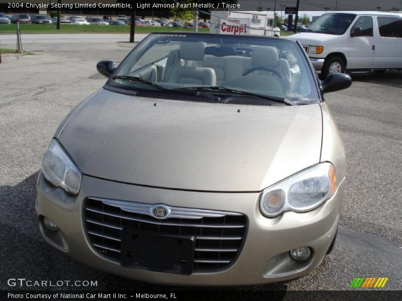 Light Almond Pearl Metallic / Taupe 2004 Chrysler Sebring Limited Convertible