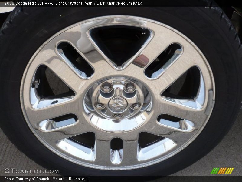 Light Graystone Pearl / Dark Khaki/Medium Khaki 2008 Dodge Nitro SLT 4x4