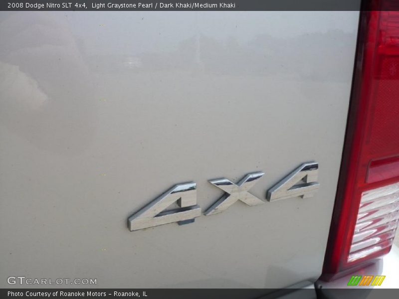 Light Graystone Pearl / Dark Khaki/Medium Khaki 2008 Dodge Nitro SLT 4x4