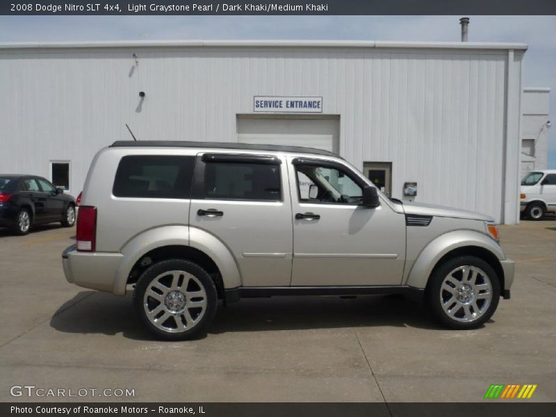 Light Graystone Pearl / Dark Khaki/Medium Khaki 2008 Dodge Nitro SLT 4x4