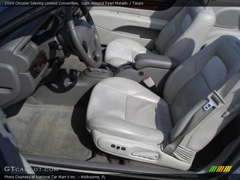 Light Almond Pearl Metallic / Taupe 2004 Chrysler Sebring Limited Convertible