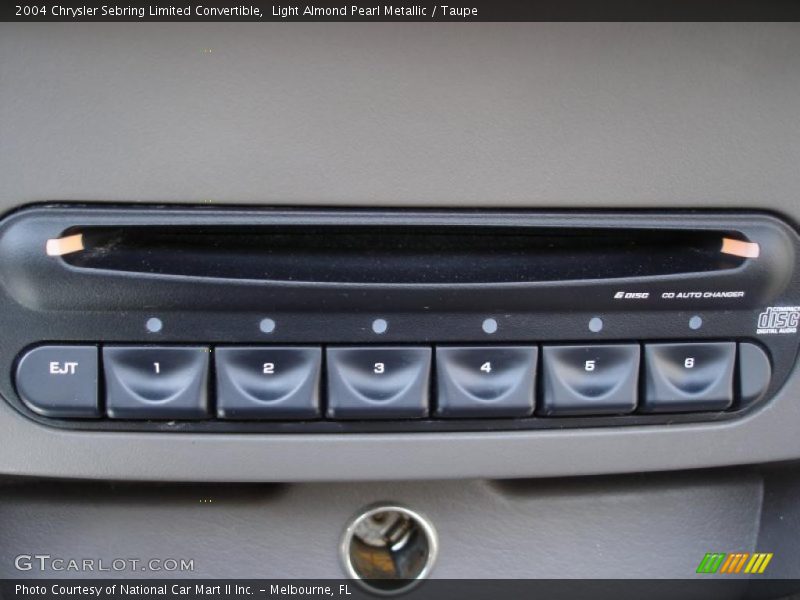 Light Almond Pearl Metallic / Taupe 2004 Chrysler Sebring Limited Convertible