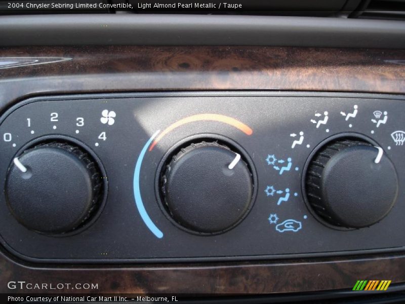 Light Almond Pearl Metallic / Taupe 2004 Chrysler Sebring Limited Convertible