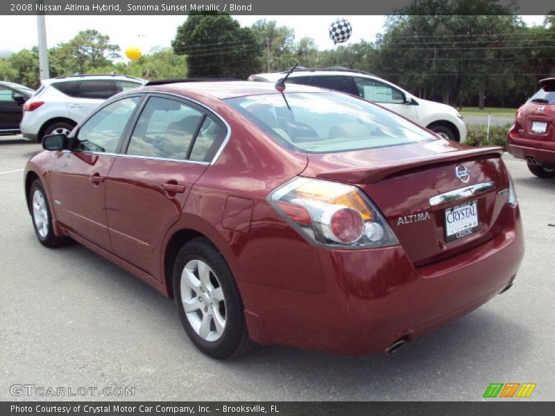 Sonoma Sunset Metallic / Blond 2008 Nissan Altima Hybrid