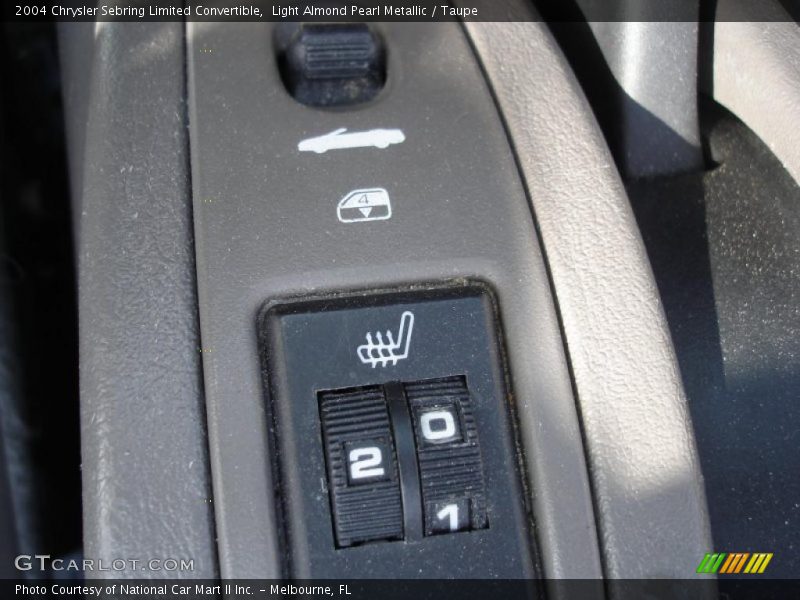 Light Almond Pearl Metallic / Taupe 2004 Chrysler Sebring Limited Convertible