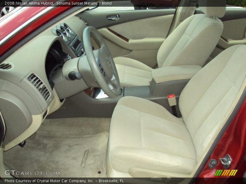 Sonoma Sunset Metallic / Blond 2008 Nissan Altima Hybrid