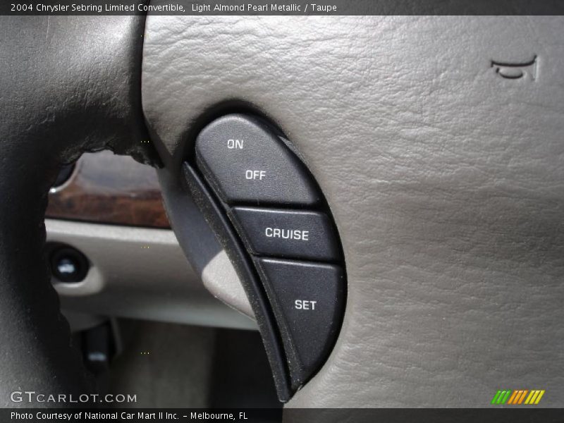 Light Almond Pearl Metallic / Taupe 2004 Chrysler Sebring Limited Convertible