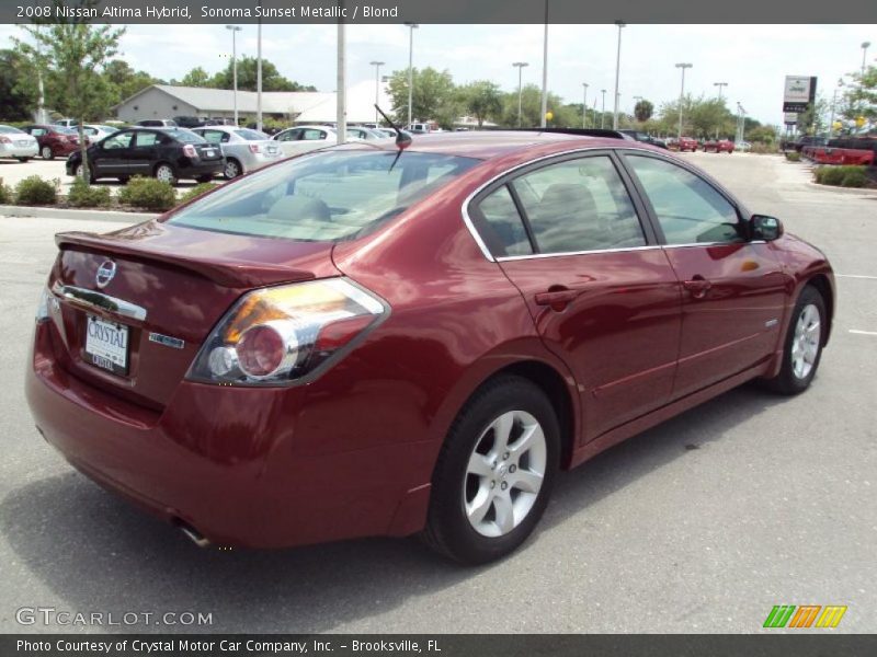 Sonoma Sunset Metallic / Blond 2008 Nissan Altima Hybrid